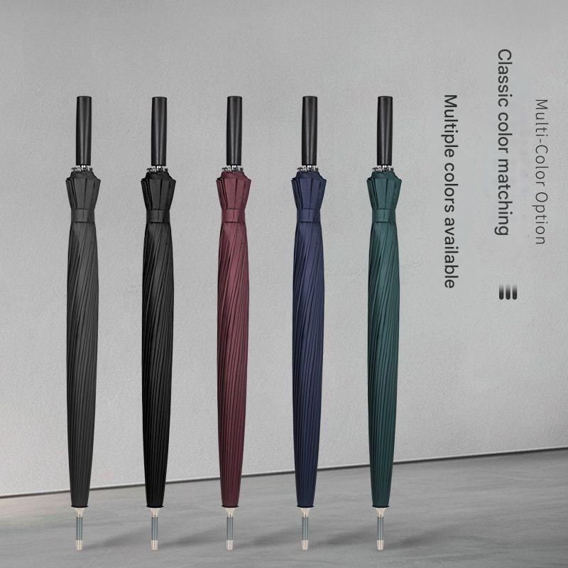 Golf Umbrella Large - ﻿ 24개의 뼈대 강화 블랙 글루