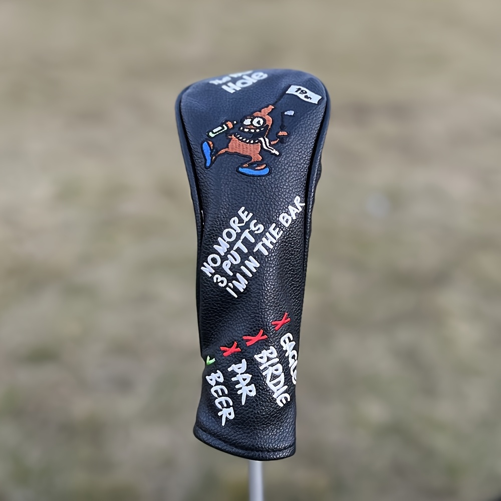 1개/4개입 만화 해적 패턴 골프 헤드커버, 부드러운  - Golf Driver 리뷰 및 가격