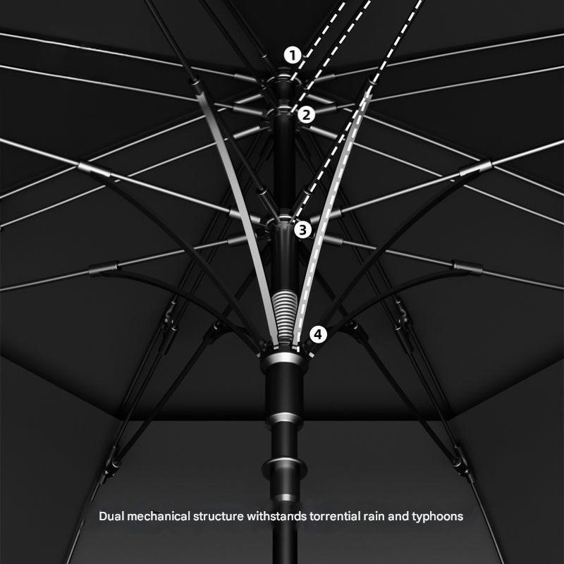 고급형 반자동 롱 스트레이트 핸들 우산 이중 레이어 방 - Golf Umbrella 리뷰 및 가격
