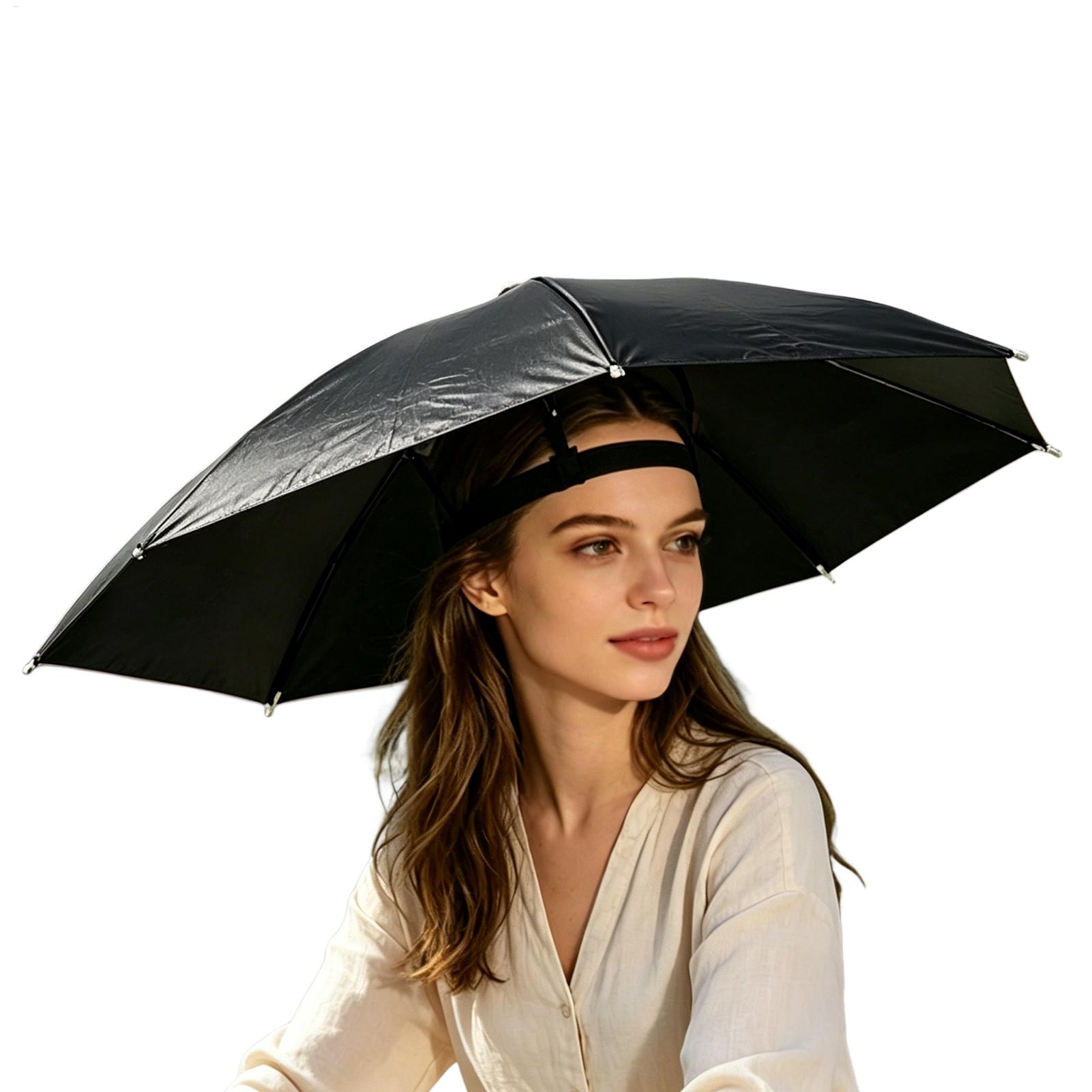 접이식 우산 모자 방수 핸즈프리 헤드웨어 여성 남성 야 - Golf Umbrella 리뷰 및 가격